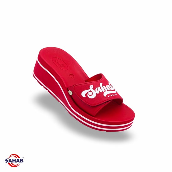 Шлёпанцы женские SAHAB S064WK-2 RED (36 - 41) MONO COLOR S064WK-2_RED
