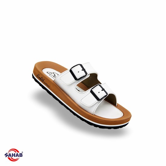 Шлёпанцы женские SAHAB S298WK WHITE (38 - 41) MONO COLOR S298WK_WHITE