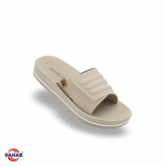 Шлёпанцы женские SAHAB S297WK CREAM (37 - 42) MONO COLOR S297WK_CREAM