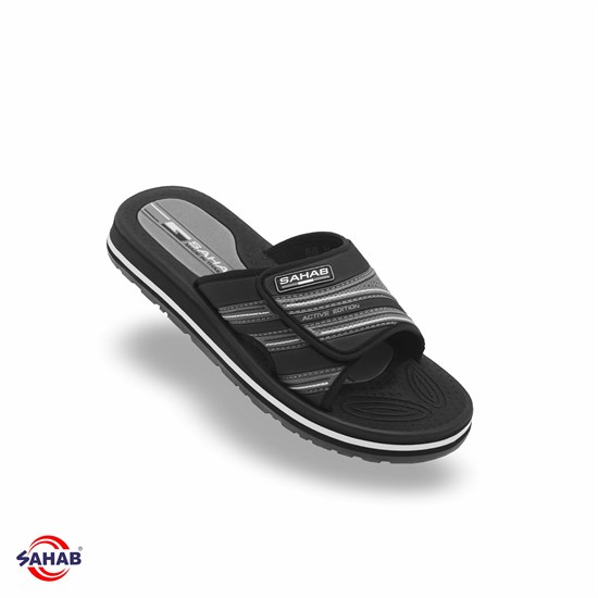 Шлёпанцы мужские SAHAB S501MK (42 - 47) MONO COLOR S501MK_BLACK - фото 443