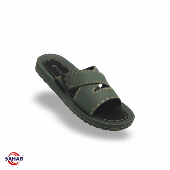 Шлёпанцы мужские SAHAB S505MK (42 - 47) MONO COLOR S505MK_GREEN - фото 467