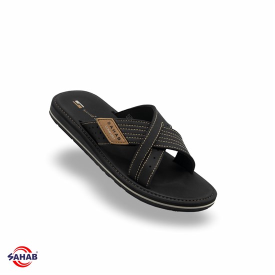 Шлёпанцы мужские SAHAB S526MKE (42 - 47) MONO COLOR S526MKE_BLACK - фото 512