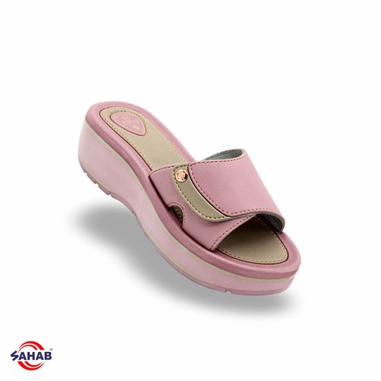 Шлёпанцы женские SAHAB S044WK ROSY (36 - 41) MONO COLOR S044WK_ROSY - фото 690