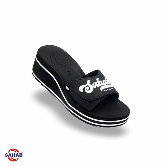 Шлёпанцы женские SAHAB S064WK (36 - 41) MONO COLOR S064WK_BLACK - фото 692