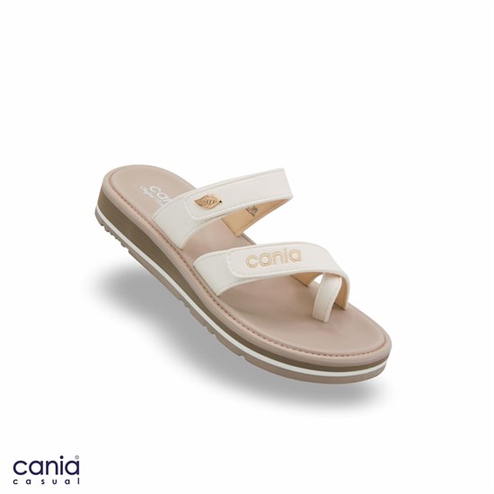Вьетнамки женские CANIA C025WV-2 WHITE (37 - 41) MONO COLOR C025WV-2_WHITE