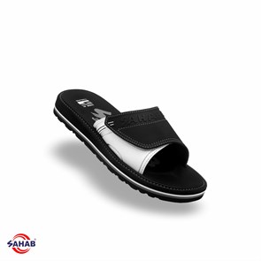 Шлёпанцы мужские SAHAB S635MK BLACK-WHITE (42 - 47) MONO COLOR S635MK_BLACK-WHITE