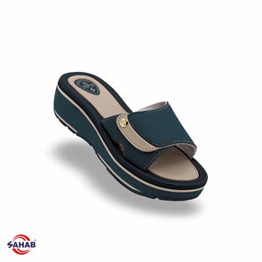 Шлёпанцы женские SAHAB S044WK (37 - 41) MONO COLOR S044WK_DK.BLUE