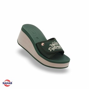 Шлёпанцы женские SAHAB S035WK GREEN (36 - 40) MONO COLOR S035WK_GREEN