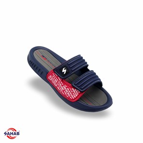 Шлёпанцы мужские SAHAB S507MK (42 - 46) MONO COLOR S507MK_NAVY-RED