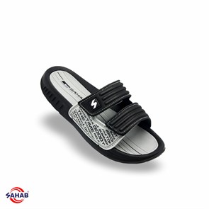 Шлёпанцы мужские SAHAB S507MK BLACK-GRAY (42 - 46) MONO COLOR S507MK_BLACK-GRAY
