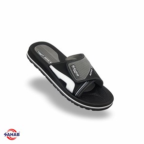 Шлёпанцы мужские SAHAB S513MK (42 - 47) MONO COLOR S513MK_BLACK-WHITE
