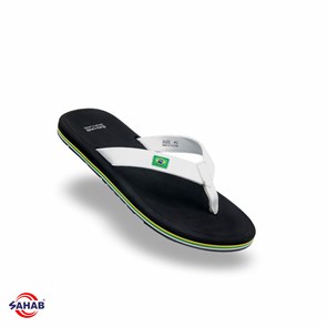Вьетнамки женские SAHAB S076WV (36 - 41) MONO COLOR S076WV_BLACK-WHITE