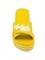 Шлёпанцы женские SAHAB S064WK (36 - 40) MONO COLOR S064WK_YELLOW - фото 4260