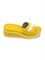 Шлёпанцы женские SAHAB S064WK (36 - 40) MONO COLOR S064WK_YELLOW - фото 4262