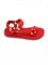Сандалии женские SAHAB S085WS-3 RED (36 - 41) MONO COLOR S085WS-3_RED