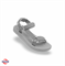 Сандалии женские SAHAB S085WS LT.GRAY (36 - 41) MONO COLOR S085WS_LT.GRAY